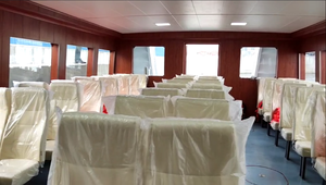 Bateau de tourisme en acier certifié CE, type catamaran, avec capacité de passagers personnalisable et services de conception gratuits - Product Image 6