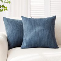 Housse de coussin carrée épaisse en fibre de polyester de couleur unie, style moderne et minimaliste, pour canapé, chambre à coucher, ou comme coussin de dossier