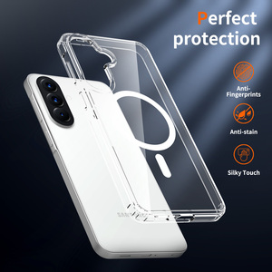Funda Magnética Transparente para Teléfono Samsung Galaxy A57 A37 A27 A56 A36, Antiamarillamiento, Antigolpes, Delgada y Protectora, Venta al Por Mayor - Product Image 3