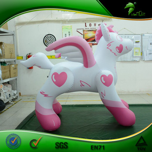 HongYi Dễ Thương Tùy Chỉnh Inflatable Hồng Bay Wolf Phim Inflatable Nhân Vật Bóng - Product Image 2