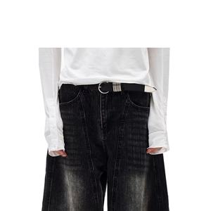 अमेरिकी रेट्रो ट्रेंडी ब्रांड धोया और वृद्ध साइमिटर आकस्मिक जींस - Product Image 4