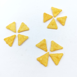 Triangles de maïs fourrés au <span class=keywords><strong>fromage</strong></span>, Senbei croustillants sans gluten, en vrac, OEM, avec certifications HALAL, BRC, KOSHER - Product Image 5