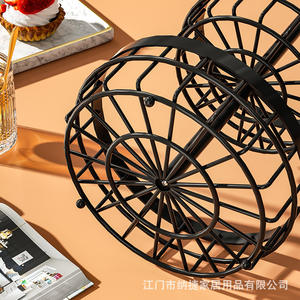 Cesta de frutas multicapa Najie, organizador circular independiente para mesa de centro de sala de estar, organizador de frutas secas y aperitivos. - Product Image 2