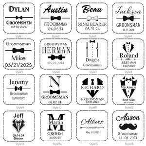 Customized Wedding <b>Socks</b> for Groomsmen, Personalized Best Man <b>Socks</b> with Name Date, Wedding Souvenirs, Party Favors - Product Image 4