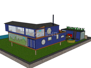 Villas Prefabricadas Modernas <span class=keywords><strong>de</strong></span> Acero Ligero para <span class=keywords><strong>Vacaciones</strong></span>, <span class=keywords><strong>Casa</strong></span> Contenedor, Hotel <span class=keywords><strong>de</strong></span> Lujo <span class=keywords><strong>con</strong></span> <span class=keywords><strong>Piscina</strong></span> - Product Image 6