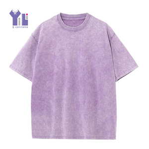 เสื้อยืดโอเวอร์ไซส์พรีเมียมแบบไม่มีป้ายยี่ห้อ สไตล์สตรีทแวร์ ผ้าคอตตอนทวิลล์ฟอกสี ยูนิเซ็กซ์ รับสกรีนโลโก้ กันยับ - Product Image 6