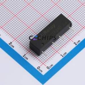 SIP-HV1A24D Reed Relay SIP,24.3x6.3mm Relay 24V 1 Normally Open: 1A (SPST-Normally Open)::: 4 1.5kV-DC - Product Image 1