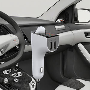 LUTU para Radio con Auriculares Estéreo FM con Transmisor FM Inalámbrico USB/WAV/<span class=keywords><strong>MP3</strong></span> con Colocación en el Encendedor - Product Image 4