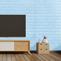 Panneaux autocollants Décoration moderne de la maison Autocollant mural 3D Panneau en mousse décoratif Murals muraux pour décorations pour la chambre