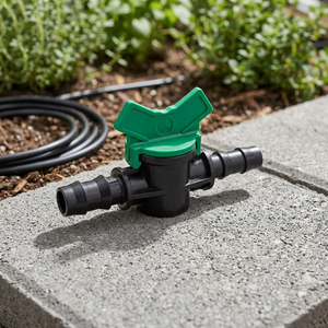 Válvulas laterales de 12 mm x 12 mm de grado industrial con conexión de púas, para control de agua y riego, cierre manual, OEM, 3 años de garantía, de fabricante indio. - Product Image 2