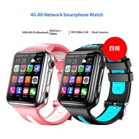 Dış Ticaret W5 Çocuk Akıllı Saati Android 9.0 4G Görüntülü Arama GPS Konumlandırma Telefon Saati WiFi 1.54 inç IPS HD Ekran 2MP