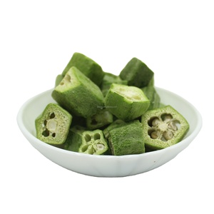 Cube de gombo lyophilisé FD de haute qualité fabriqué en usine exportation chinoise pour la nourriture instantanée - Product Image 1