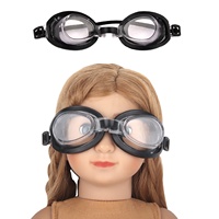 Nouveau 18 pouces poupée lunettes de natation accessoires de poupée été plage lunettes de natation