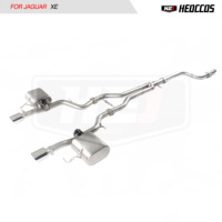 Système d'échappement Catback de haute qualité pour Jaguar XF XJ F-Type XE en acier inoxydable 304 avec double valve et télécommande