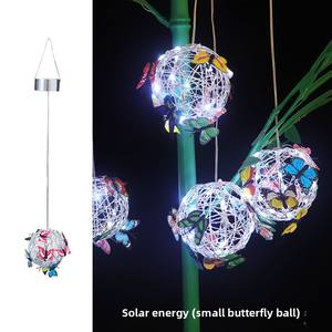 Lampes solaires LED papillon suspendues pour arbres, étanches IP65, pour la décoration extérieure de la cour et du <span class=keywords><strong>jardin</strong></span>, 2700K blanc chaud - Product Image 3