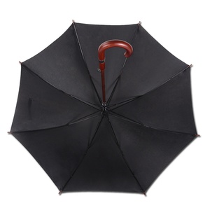 Promotional Wood/Bamboo J-Handle <b>Automatic</b> Open Premium Stick <b>Umbrella</b> Sun Straight <b>Umbrella</b> Custom Long Bone <b>Umbrella</b> Auto Open - Product Image 5