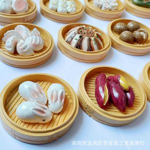 Giocattoli alimentari di simulazione Yijia, magneti da frigo, <span class=keywords><strong>cucina</strong></span> cinese, pasticcini per la colazione in stile Hong Kong, panini al vapore, gnocchi, Chicke - Product Image 4