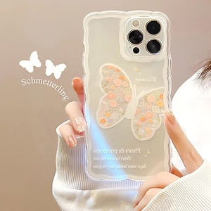Art wavy blue flower Strawberry cute custodia posteriore morbida in silicone per <span class=keywords><strong>iphone</strong></span> xr xs max 14 13 12 <span class=keywords><strong>11</strong></span> pro max 13 mini phone capa - Product Image 6