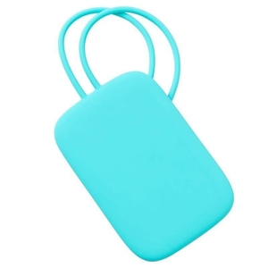 Étiquette de bagage souple en PVC colorée avec cordon, anti-perte, pour valise et sac à main - Product Image 5