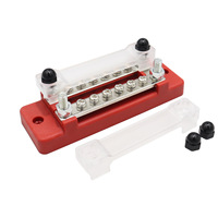 Barre de distribution d'alimentation, 28 bornes, DC 12-48V AC 110-300V, bloc de bornes marine