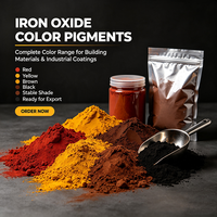 Pigment d'oxyde de fer, pigments inorganiques synthétiques, colorants d'anodisation, poudre verte Fe2O3, prix usine, oxydes hautement pigmentés