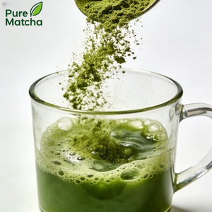 Trà Matcha hữu cơ cao cấp đóng gói hộp thiếc nhãn hiệu riêng bán buôn Trung Quốc, dùng làm bánh - Product Image 5