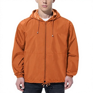 Unisex Custom LOGO Lightweight Windbreaker <b>Jacket</b> Casual Waterproof Polyester <b>Pullover</b> Front Solid Colour Regular Fit - Product Image 4