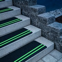 Doppelstreifen-Leuchtstreifen mit Rutschfestigkeit, Hoher Reibungswiderstand, Wasserdicht, Acryl-Klebstoff, Vorgeschnitten, Einfache Installation für den Außenbereich