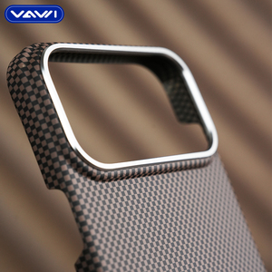 VAWI B342 Étui de <span class=keywords><strong>téléphone</strong></span> en fibre d'aramide de haute qualité pour iPhone 16 17 Pro Max, étui magnétique en fibre de carbone pour <span class=keywords><strong>Samsung</strong></span> pour Huawei - Product Image 3