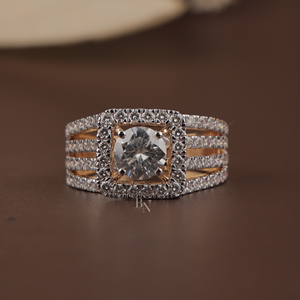 Luxury <b>Women</b> Bridal <b>Ring</b> in <b>Silver</b> 10K Gold 14K Gold 18K Gold 1.5 Carat Lab Grown Diamond Fine <b>Wedding</b> Jewelry - Product Image 1