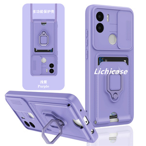 Lichicase TPU Hybride PC Antidérapant Caméra Protection Couverture Arrière <span class=keywords><strong>pour</strong></span> <span class=keywords><strong>Redmi</strong></span> <span class=keywords><strong>10C</strong></span> A1 A1 Plus Smartphone Shell - Product Image 5