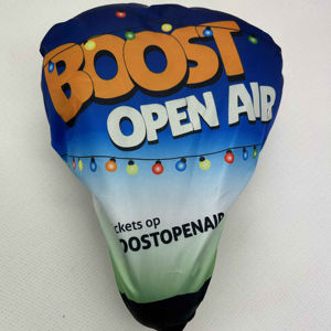 Toptan promosyon özel eko su geçirmez yağmur katlanabilir eko geri dönüşümlü RPET dağ bisikleti eyer bisiklet koltuğu minder örtüsü - Product Image 1