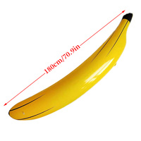Joyee Banane géante gonflable personnalisée de 70 pouces en PVC, jouet banane amusant, accessoires banane pour la décoration de fête en intérieur et en extérieur