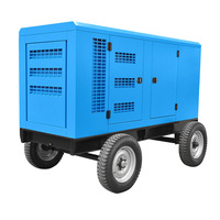 Générateur silencieux à cadre ouvert Ricardo 30 kW/37,5 kVA avec ATS, télécommande, 1500 tr/min, 50/60 Hz, 3 phases, 240 V/480 V/220 V/110 V, courant continu