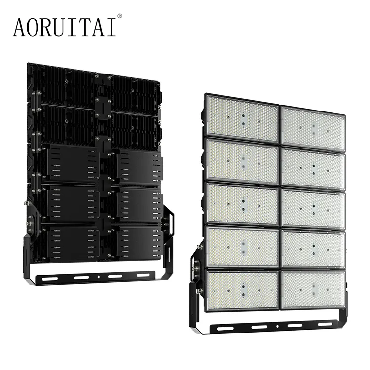 Aoruitai חיים ארוך ip65 floodlight אלומיניום וילה גן חצר גן 200 400 600 800 1000 1200 1600 2000 w led אצטדיון מנורת האצטדיון