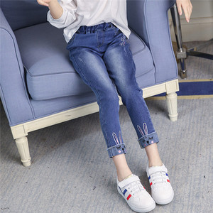 Pantalon cargo en denim de coton décontracté pour filles, innovant et élégant, respirant, best-seller en Amérique - Product Image 6