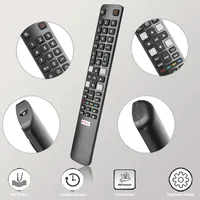 Control Remoto RC802N YA12 para TV TCL con Botón NETFLIX, Compatible con 40DS500, 43DP640, 49C2US, 55C2U, 43P20US, 50P20US