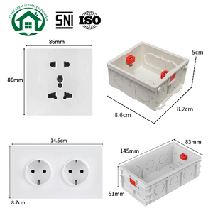 Inbowdus Red Wall Electrical Panel <b>Box</b> provides a <b>strong</b> & aesthetic electrical protection solution for home installations - Product Image 2