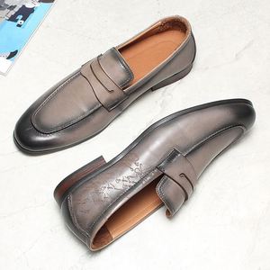 Mocasines Hechos a Mano de Alta Gama, Elegantes Zapatos Oxford con Aumento de Altura, Antideslizantes, de Cuero Genuino, para Oficina, Carrera, Fiesta, Banquete - Product Image 5