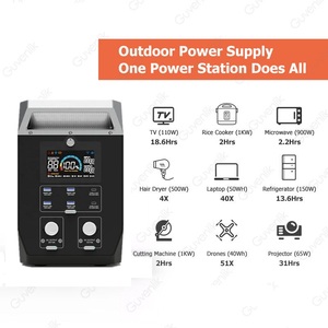 Estación de Energía Portátil 1984Wh/2000W para Camping, Batería de Respaldo LiFePO4 620,000mAh, Tomas de Corriente Alterna, MPPT Solar - Product Image 4