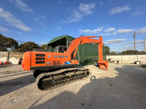 Excavatrice Hitachi d'occasion Zx200, marque d'occasion, 20 tonnes, Hitachi japonaise, machine de construction à vendre - Product Image 5