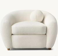 Canapé modulable moderne blanc de haute qualité RH, style australien, magnifique design Sylvain, revêtement en tissu durable