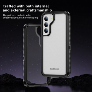 Funda para Teléfono Móvil de Alta Calidad Ecológica de PC+TPU+PC para <span class=keywords><strong>S22</strong></span> Plus, Protección Antigolpes, Textura Antideslizante Reforzada - Product Image 3