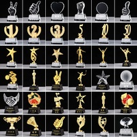 Cadeau d'entreprise personnalisé, souvenirs solides, trophée en métal, cristal, verre, acrylique, plaque vierge, base en bois, coupe en cristal