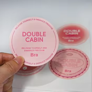 Custom Self-Adhesive Logo <strong>Sticker</strong> UV <strong>Printed</strong> Glossy Finish PVC PET PP BOPP Vinyl Cosmetic Perfume Industries Labels - Product Image 5