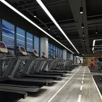 OEM 4ft tavan gömme montaj LED ofis doğrusal ışık 50W 1.2m alüminyum lineer sarkıt LED ışık