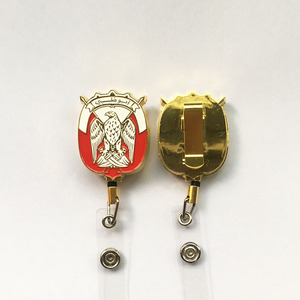 UAE 3D Nổi <span class=keywords><strong>Falcon</strong></span> Thiết Kế Mạ Vàng Phù Hiệu Với Reel - Product Image 4