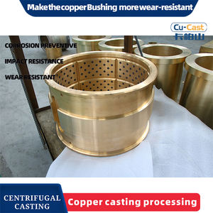 Rodamientos de aleación de cobre autolubricantes con bridas de fundición centrífuga de venta directa de fábrica C93700 - Product Image 3