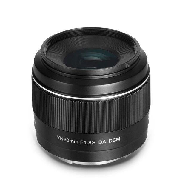 Yongnuo YN50mm F1.8S DA DSM Camera Lens for Sony APS-C AF/MF Format A6400 Single E Mouth Automatic 50mm 1.8 Lens with USB