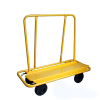 Chariot à main silencieux en acier inoxydable robuste, fourni par l'usine, chariot à 4 roues pour monter les escaliers, chariot multifonctionnel à plateforme, entrepôt
